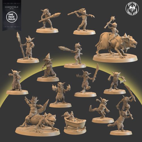 The Greedy Goblins Clan, OPR Compatible Squad of Goblins